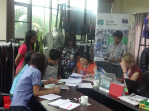 Documents check with CSR team during the onsite consultancy at Myanmar Synergy