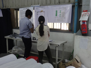 Nancy with CSR team manager at Myanmar synergy