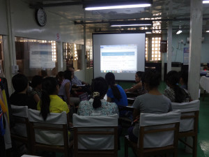 Presenting the action plan after the assessments - Shwe Sakar factory (2)